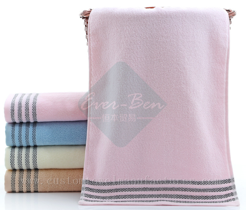 China extra large bath towels Exporter|Custom Pink Cotton Hand Towel Gifts Factory for Germany France Italy Australia Middle-East USA
